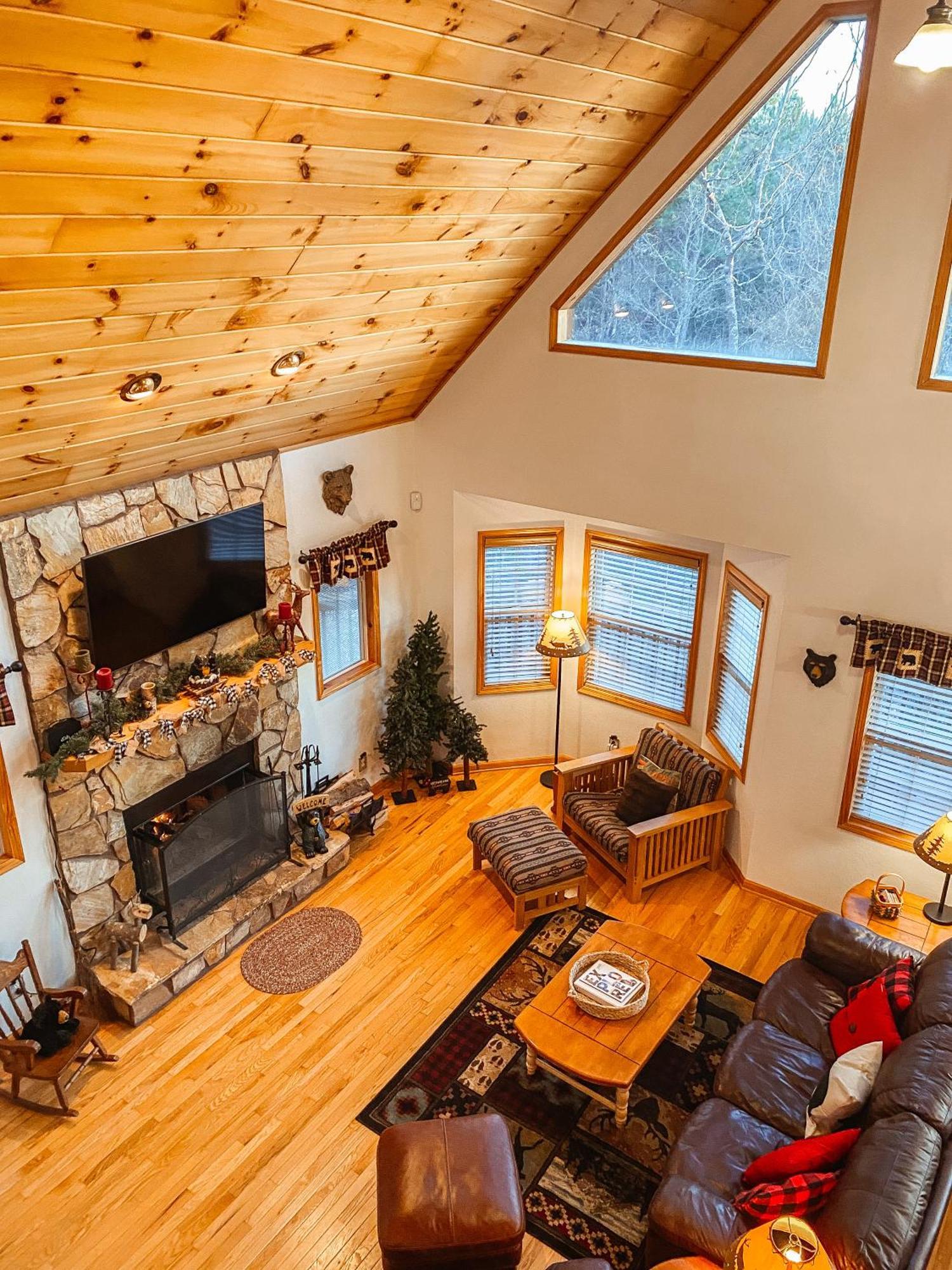 Smoky Mountain Cabin - Hot Tub - Fire Pit เมอร์ฟี ภายนอก รูปภาพ